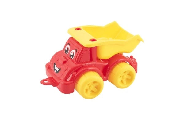 Auto bouw vrachtwagen kiepwagen plastic 3 kleuren 22x13x10cm 12m+