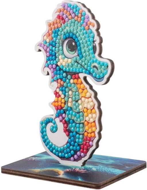 CRYSTAL ART Peinture diamant Hippocampe