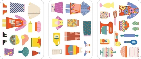 Over 40 magnets for endless combinations