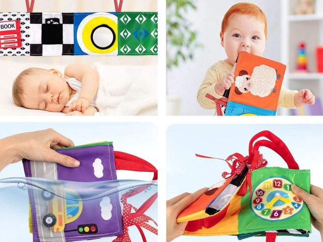Faltbares Sinnesbuch für Babys