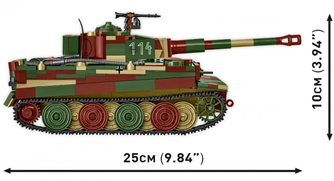 Model tank Tiger I van 870 stenen