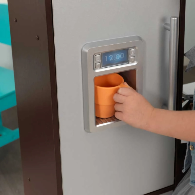Realistic refrigerator with ice dispenser