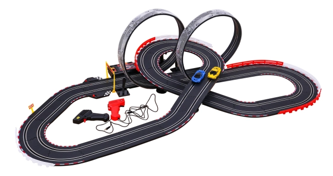 Slot race set met handregelaars