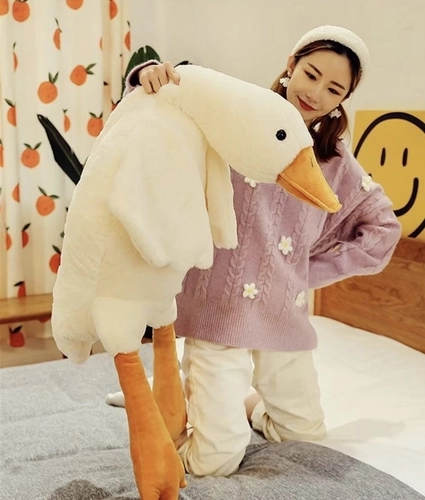 Grote pluchen gans voor kinderen 130 cm