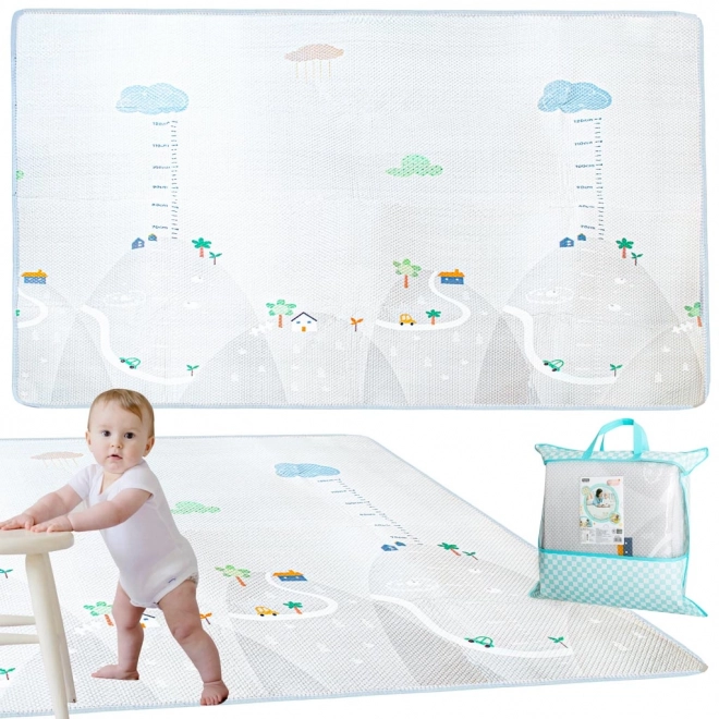 Educatieve speelmat met meetlint 200x180x1cm