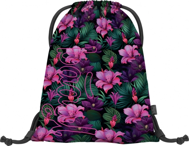 Beutel PARADISE mit Blumenmuster