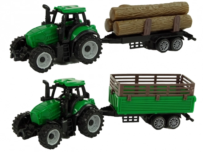 Farm Animal Playset with Tractors