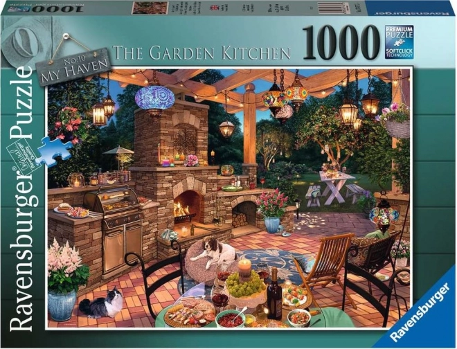 Puzzle Mein Rückzugsort: Gartenküche 1000 Teile