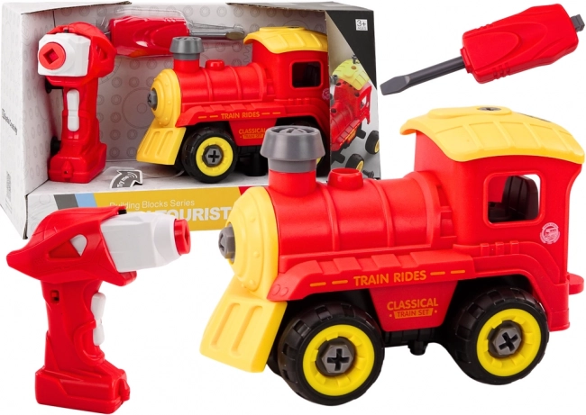 Take-Apart Remote Control Locomotive – Red