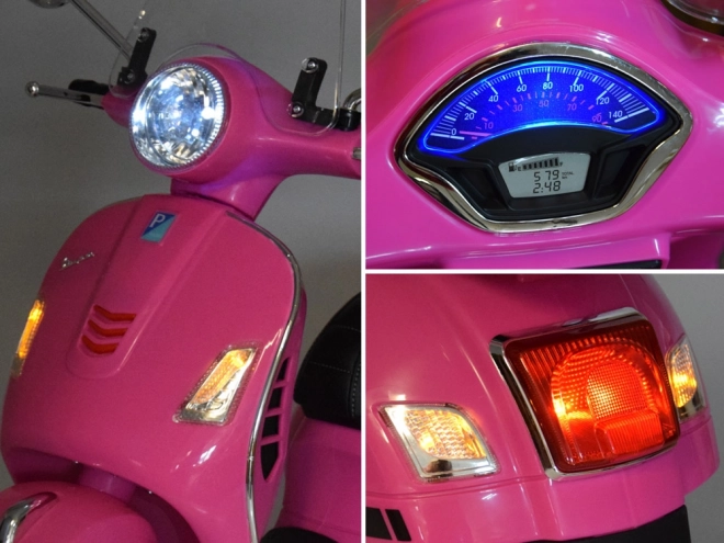 Electric Scooter Vespa GTS Super for Kids – Pink