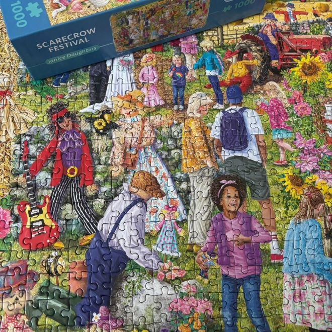 Puzzelfestival vogelschrik 1000 stukjes