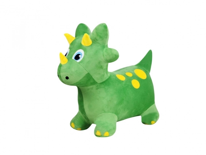 Plüschspringer Dino mit Pumpe