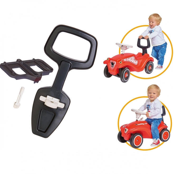 Handgreep en rugsteun voor loopauto Bobby Car