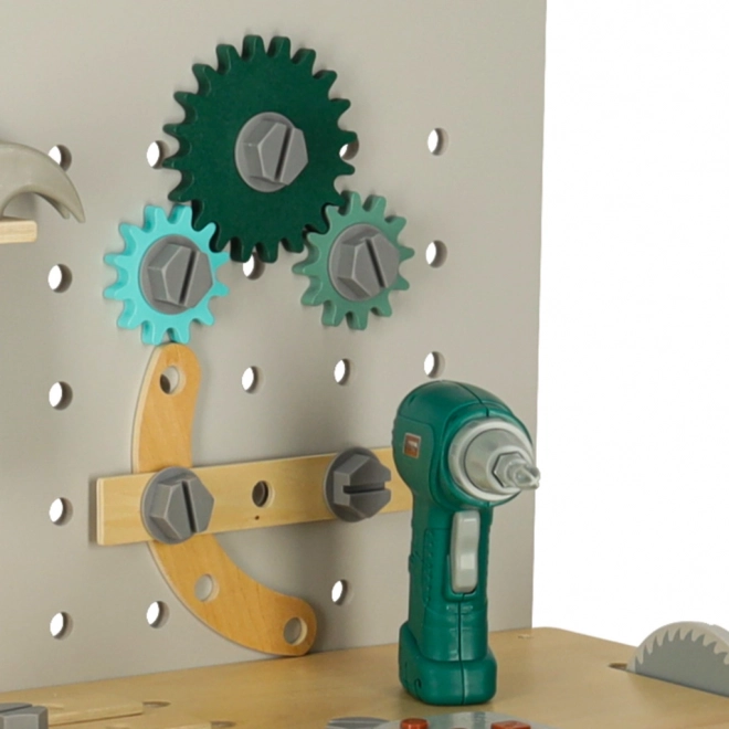 Lulilo Fikso houten workshop set kleine doe-het-zelver met gereedschap
