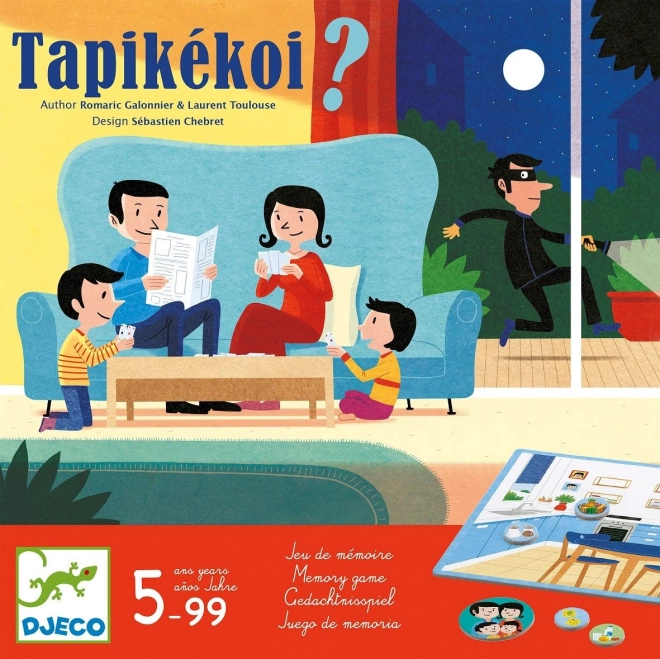 DJECO Kijk uit, dieven! geheugenspel