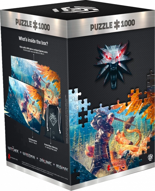 Puzzle GOOD LOOT Witcher – Gevecht met de griffioen 1000 stukjes