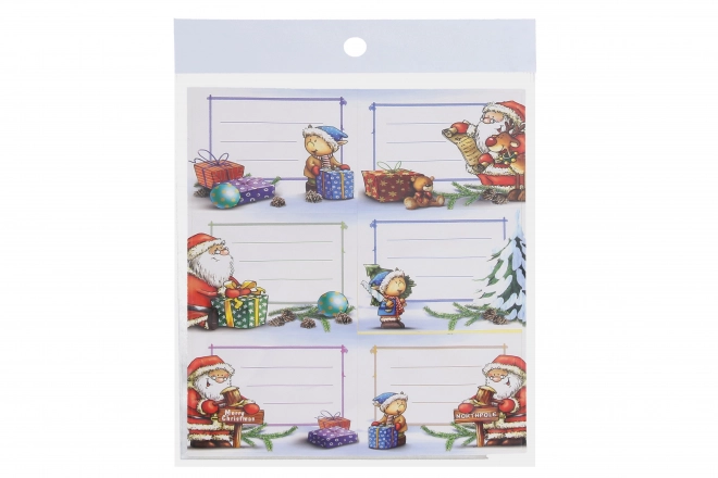 Cadeaustickers 12,5x16 cm Kerstmis