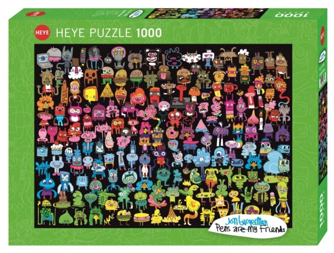Puzzel Heye Tęčové Doodle