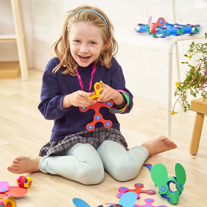 Puzzle magnétique arc-en-ciel Clixo, 42 pièces