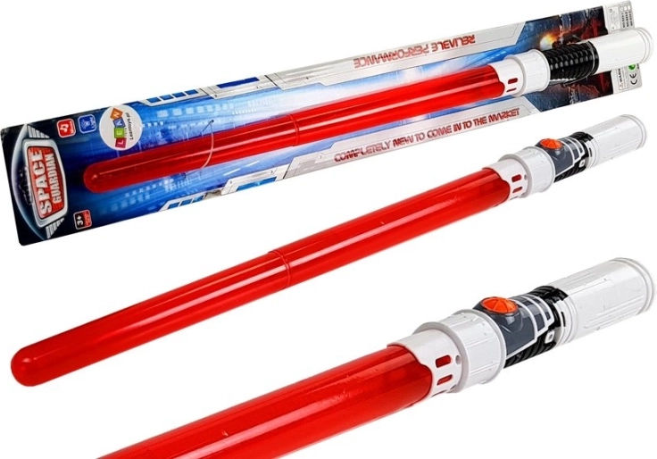 Sabre lumineux spatial rouge