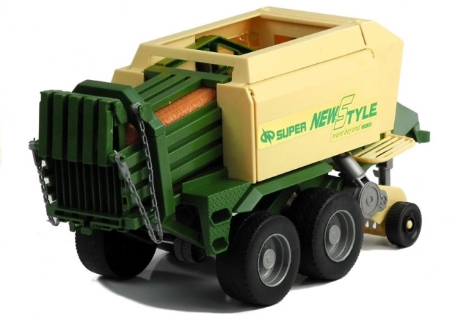 Grote tractor met aanhanger landbouwmachine 65 cm