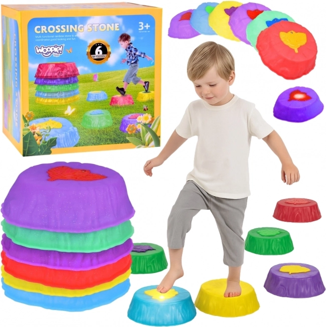 Woopie Balancing Lighting Stones Sensory Balance Training 6 pcs