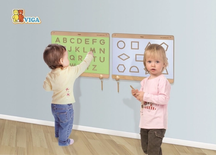 Interactief leren aan de muur