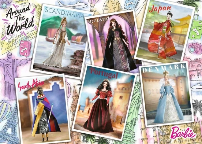 Ravensburger Puzzle Barbie: Around the World 1000 Pieces