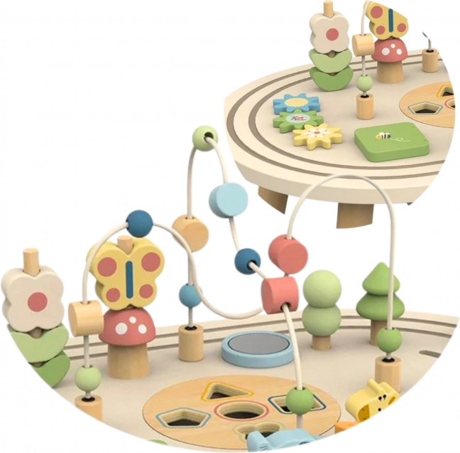 Wooden Activity Table Safari TOOKY TOY