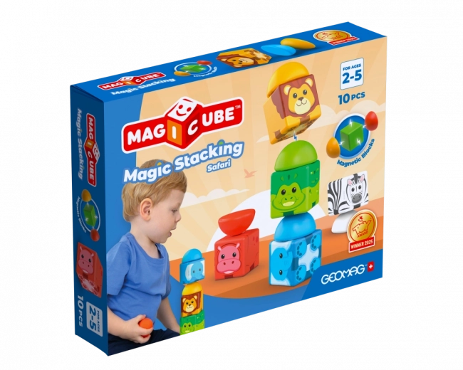 Geomag Magicube Safari – magnetische bouwset voor kinderen vanaf 2 jaar