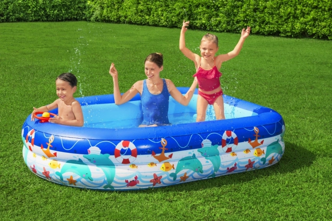 Bestway zwembad met luifel en stuurwiel
