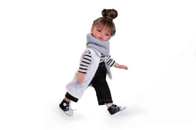 Poupée réaliste Emily avec corps en vinyle complet 33 cm