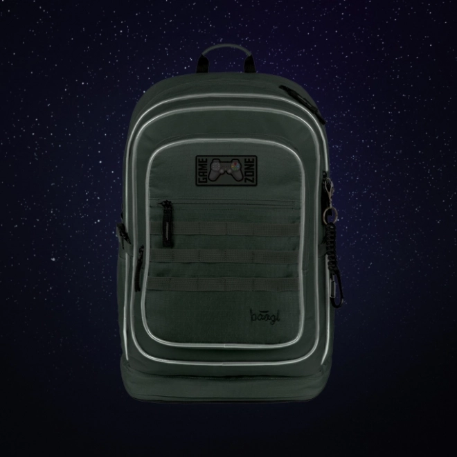 Baagl Set 3 Cubic Grove: backpack, pencil case, bag
