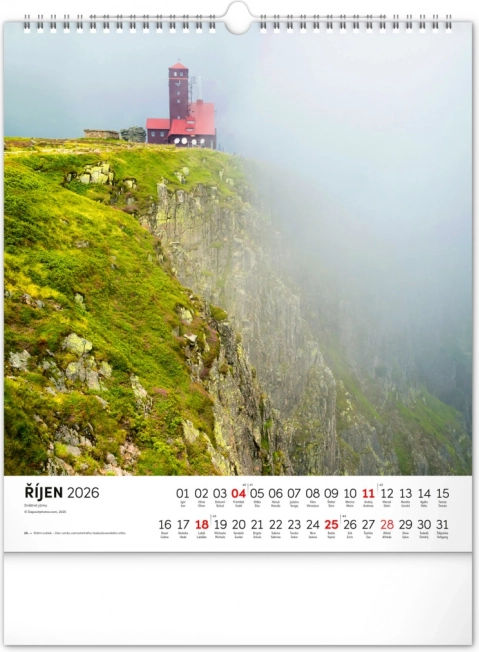 Wall Calendar Krkonoše 2026