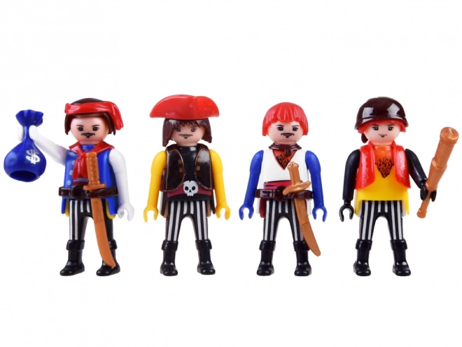 Navire pirate avec figurines et effets sonores