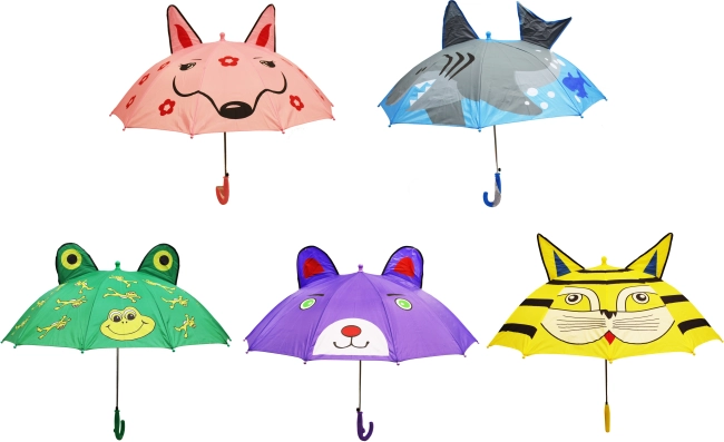 Kinderregenschirm mit Tiermotiv