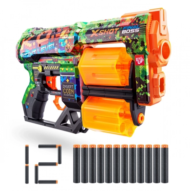 X-Shot Skins Dread Schietpistool met 12 pijlen, versie B