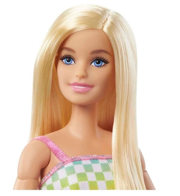 Barbie Model op Rolstoel in geruit Overalls HJT13