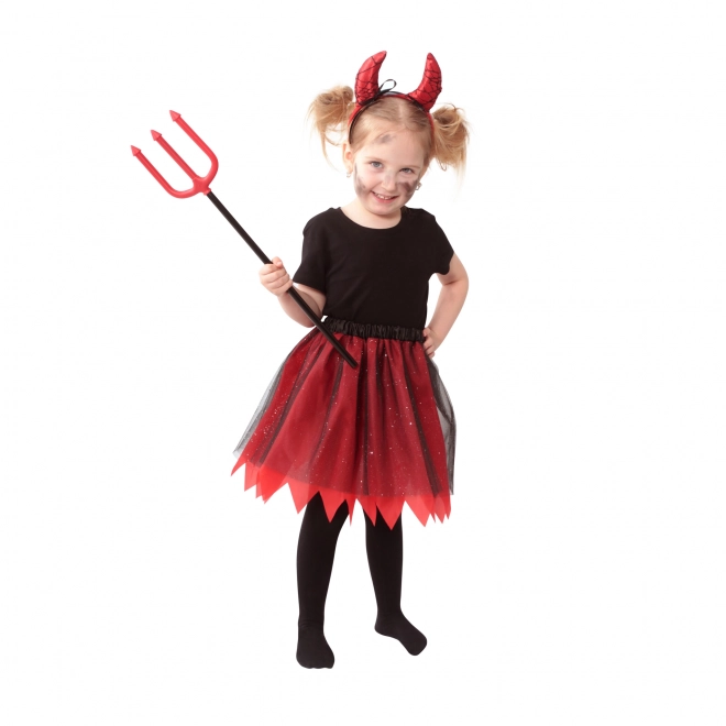 Kind kostuum duivelinnetje tutu rok met diadeem