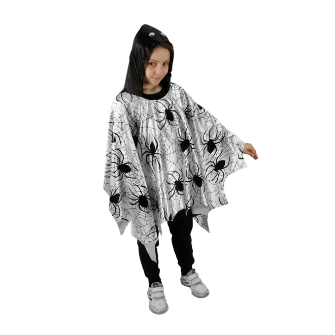 Comfortabele poncho-pasvorm voor kleine griezels