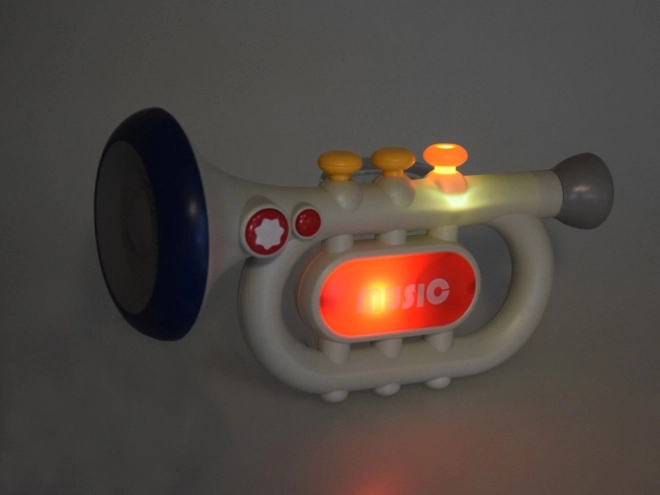 Interactieve kindertrompet met drie modi