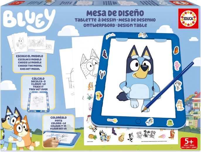 Planche à dessin Bluey