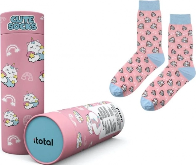 Baumwollsocken mit Einhorn