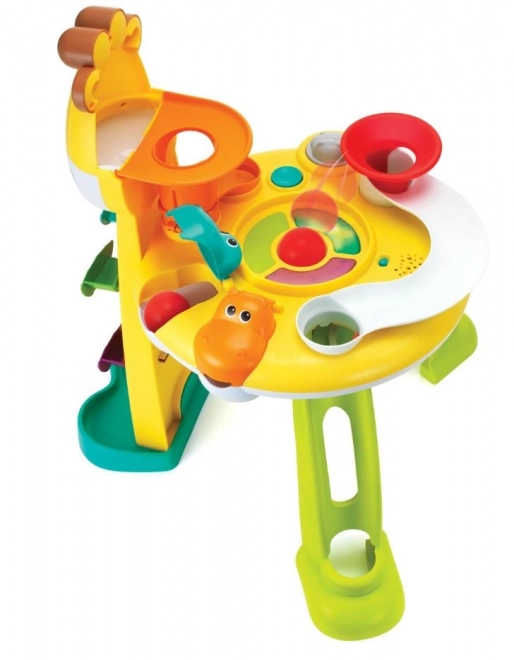 Educatief speelcentrum met giraffen