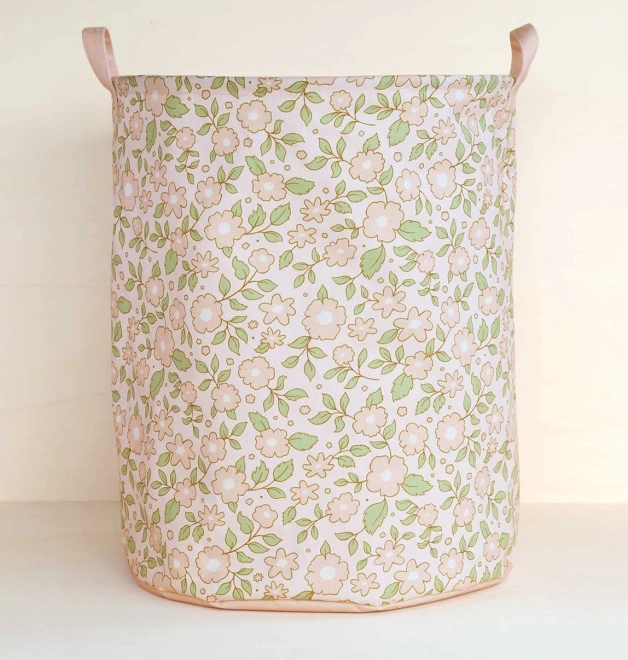 A Little Lovely Company panier de rangement fleurs rose