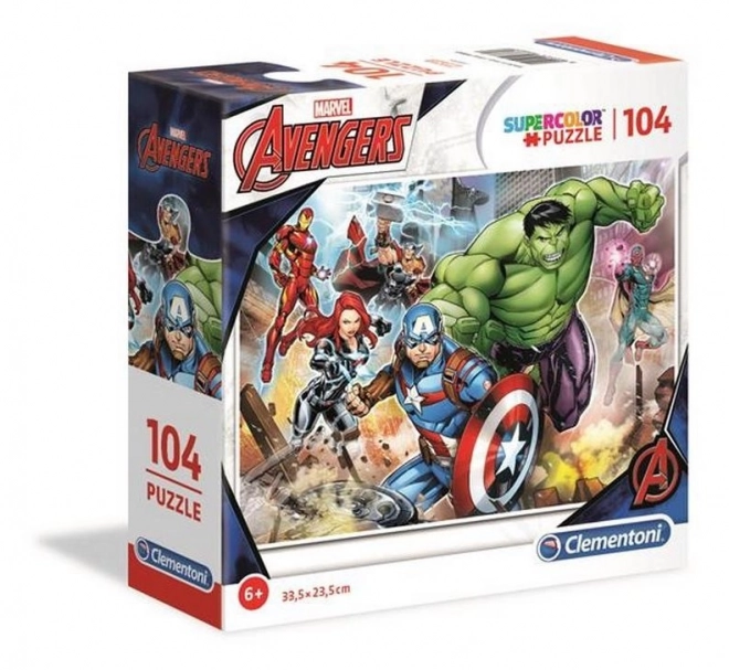CLEMENTONI Puzzel Marvel: Avengers 104 stukjes