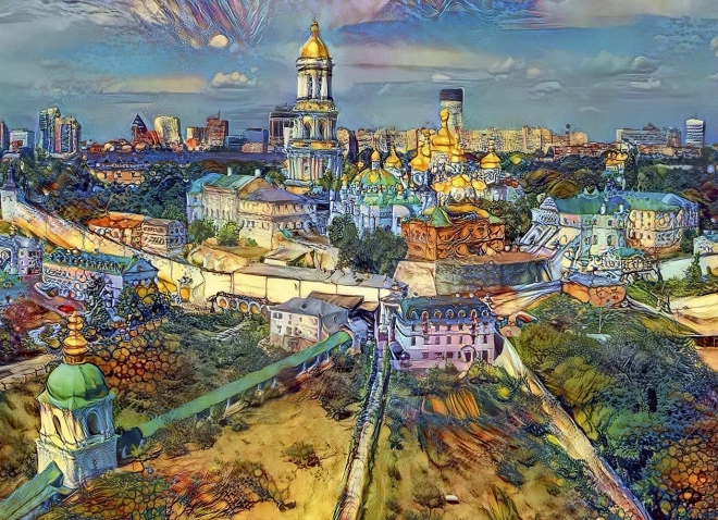 BLUEBIRD puzzle Kyiv, Ukraine 1000 pieces