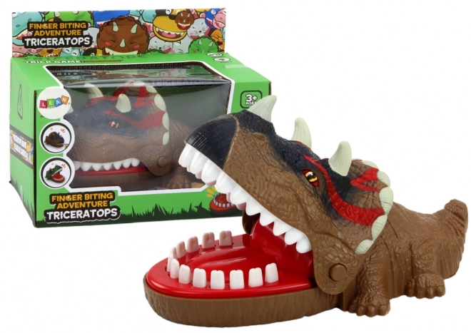 Bijtende dinosaurus triceratops