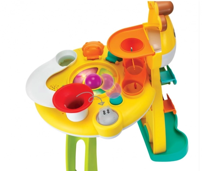 Educatief speelcentrum met giraffen