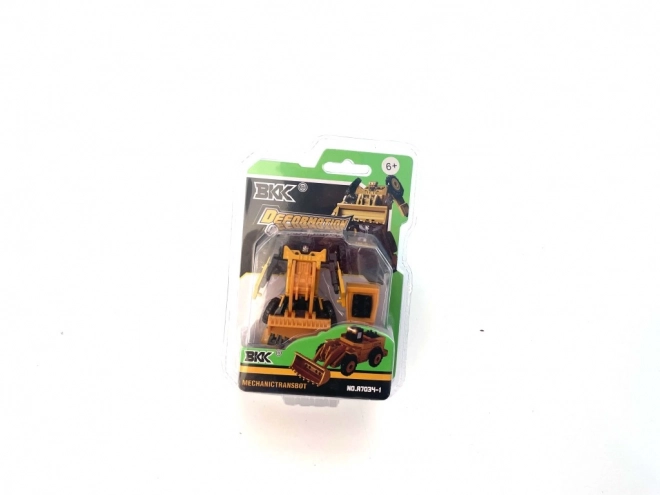 Transformerende robot - graafmachine/bulldozer/tankwagen
